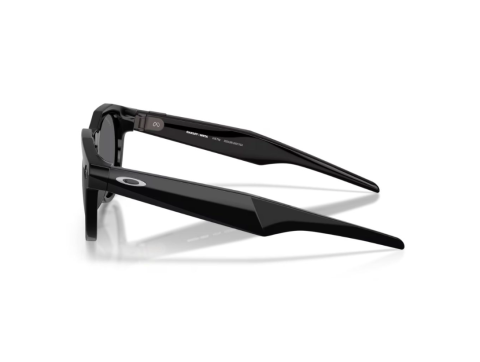 Oakley Meta HSTN AI Glasses Black Frame Prizm Black Polarized Lenses Wide - High Bridge Fit [1]