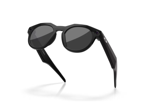 Oakley Meta HSTN AI Glasses Black Frame Prizm Black Polarized Lenses Wide - High Bridge Fit [2]