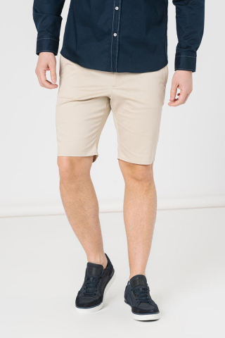 Pantaloni - PANTALONI SCURT CASUAL BARBATI BEIGE XXL