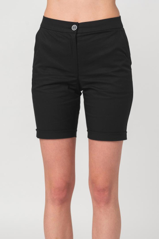 PANTALONI SCURT CASUAL FEMEI BLACK L [4]
