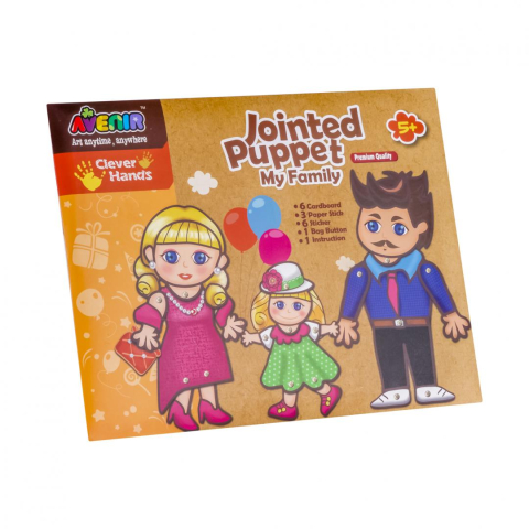 Jucarii & jocuri educative - Papusa cu articulatii- Familia mea