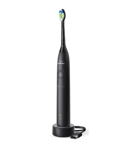 Ingrijire personala - Periuta de dinti electrica Philips Sonicare HX7101/01, 62.000 miscari/minut, autonomie 21 zile, 1 mod periere, 2 intensitati, senzor presiune integrat, functia BrushSync, inclus capat de periere Otima