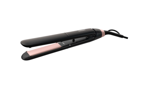 Placi de indreptat parul - Placa de indreptat parul PHILIPS StraightCare Essential BHS378/00, 230 grade, Invelis ceramic, Keratina, Negru-Mov, L x A x I (mm) 54x346x90