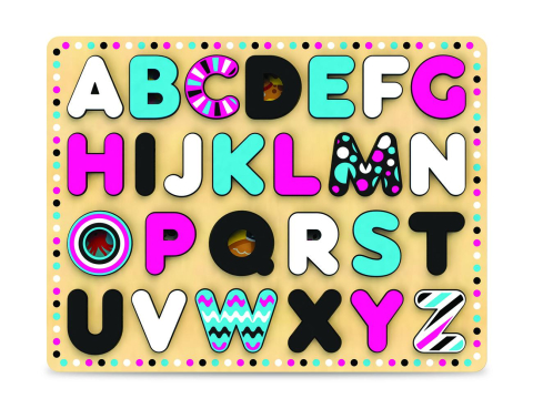 Jocuri educative - PLACA DE SORTARE ABC, JUCARIE LEMN