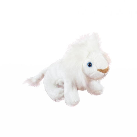 Jucarii de plus - Pluș leu alb, 14 cm