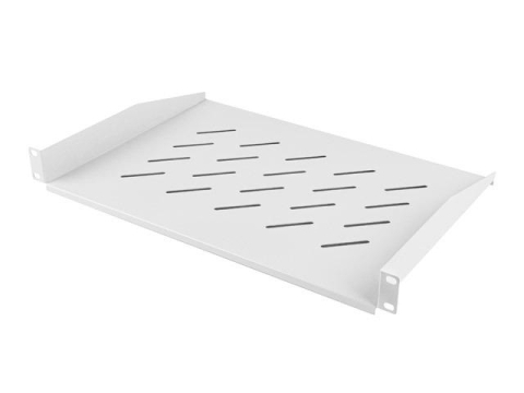 Accesorii - Poliță fixă 19" 1U / 483x315 mm, max. 25 kg, gri