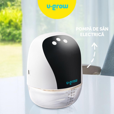 Pompa de san electrica si portabila,10 niveluri de extragere, 5 niveluri de masaj, display LED, functie de memorie, capacitate 180ml, U-Grow [5]