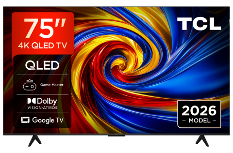 Televizoare - Televizor TCL QLED 75QLED780L, 189 cm, Smart Google TV, 4K (Model 2026)