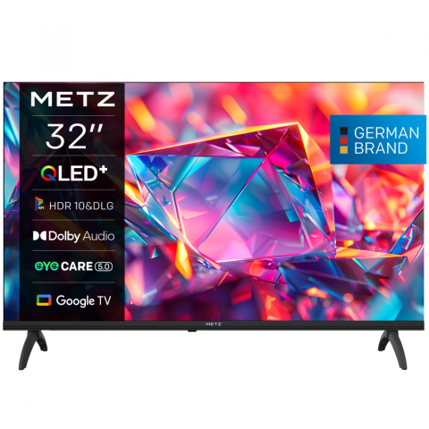 Televizoare - Televizor METZ QLED 32MQH7030Z, 80 cm, Smart Google TV, HD