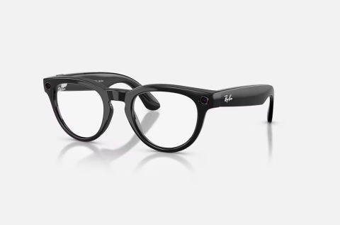 Ochelari Meta - Ray-Ban Meta Headliner Gen 2 High Bridge FIT Shiny Black Graphite Green Transitions 50-23