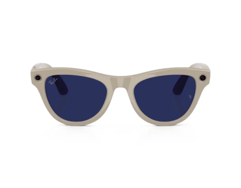 Ray-Ban Meta Skyler Gen 1 High Bridge FIT Shiny Chalky Gray Clear/Sapphire Transitions 52-20 [3]