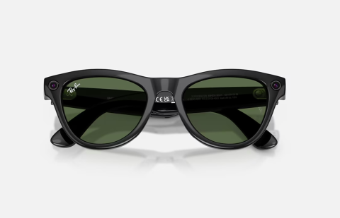 Ray-Ban Meta Skyler Gen 2 High Bridge Fit Shiny Black G-15 Green 52-20 [3]