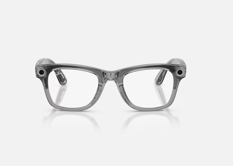 Ray-Ban Meta Wayfarer Gen 2 AI Glasses Shiny Transparent Grey/Sapphire Transitions RW4012 6840MF 53 [2]