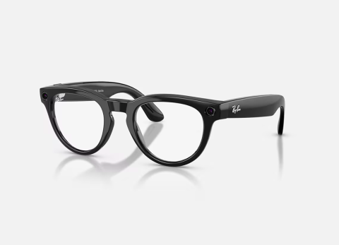Ray-Ban Meta Headliner Gen 2 High Bridge FIT Shiny Black Clear/Sapphire Transitions 50-23 [3]