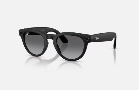 Ochelari Meta - Ray-Ban Meta Headliner Gen 2 High Bridge Fit Matte Black Graphite Polarized 50-23