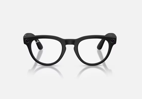 Ray-Ban Meta Headliner Gen 2 High Bridge Fit Matte Black Clear Blue-Violet Light Filter 50-23 [1]