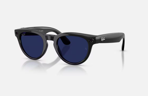 Ray-Ban Meta Headliner Gen 2 Low Bridge Fit Shiny Black Clear/Sapphire Transitions 51-23 [1]