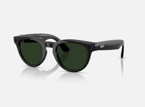 Ray-Ban Meta Headliner Gen 2 High Bridge FIT Shiny Black Graphite Green Transitions 50-23 [1]