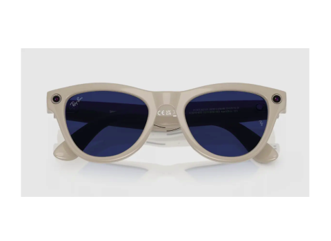Ray-Ban Meta Skyler Gen 1 High Bridge FIT Shiny Chalky Gray Clear/Sapphire Transitions 52-20 [1]