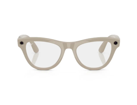 Ray-Ban Meta Skyler Gen 1 High Bridge FIT Shiny Chalky Gray Clear/Sapphire Transitions 52-20 [2]