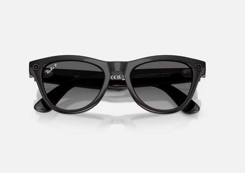 Ray-Ban Meta Skyler Gen 2 High Bridge Fit Shiny Black Polarized Gradient Graphite 52-20 [4]