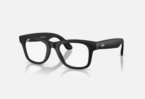 Ochelari Meta - Ray-Ban Meta Wayfarer Gen 2 High Bridge FIT Matte Black Clear/Grey Transitions 50-22