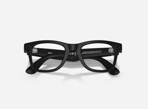 Ray-Ban Meta Wayfarer Gen 2 High Bridge FIT Matte Black Clear/Grey Transitions 50-22 [3]