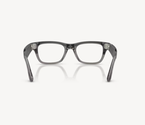 Ray-Ban Meta Blayzer Optics Gen 2 Universal Fit Matte Transparent Ice Grey Demo Lens 50-19 [3]