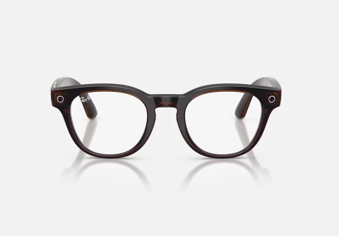 Ray-Ban Meta Scriber Optics Gen 2 Universal Fit Shiny Transparent Umber Demo Lens 49-22 [1]