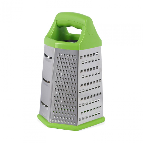RAZATOARE 6 LATURI,14X12X23 CM, VERDE,VANORA HOME [1]