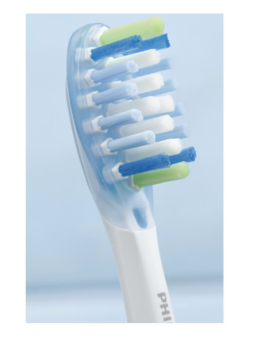 Rezerve PHILIPS Sonicare Plaque Defence HX9044/87, Pachet de 4 capete de periere, Standard, Click-on, Sincronizarea modurilor BrushSync, Alb, L x A x I (mm) 60x25.7x230.5 [2]