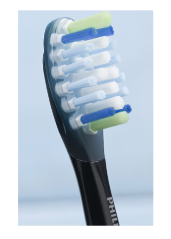 Rezerve PHILIPS Sonicare Plaque Defence HX9044/88, Pachet de 4 capete de periere, Standard, Click-on, Sincronizarea modurilor BrushSync, Negru, L x A x I (mm) 60x25.7x230.5 [2]