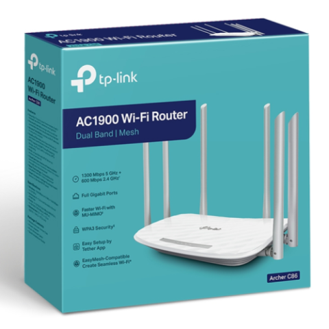 Routere Wireless - Router wireless TP-LINK Archer C86, WIFI 5, Dual Band