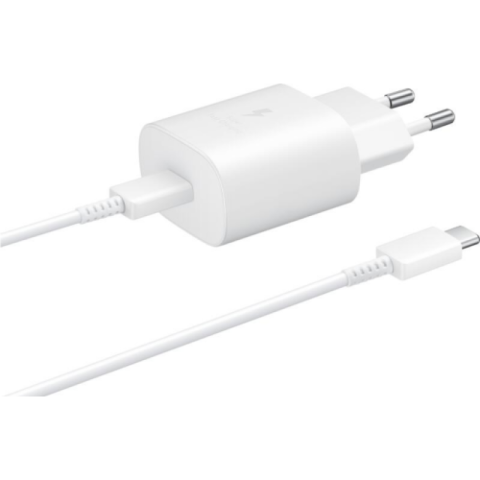 Accesorii - Samsung Charger+ Type-C to C Cable Wh