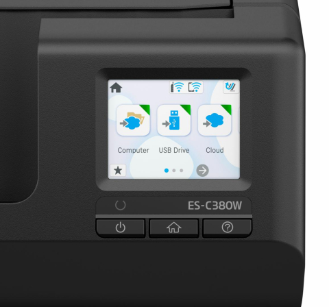 Scanner EPSON ES-C380W, A4, Automat, Sheetfed, USB + WLAN [1]