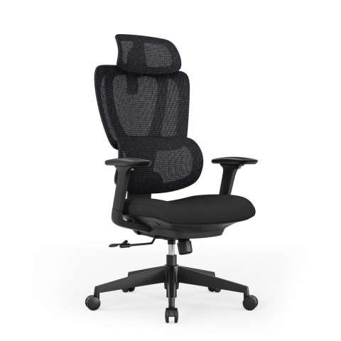 Scaune gaming - Scaun birou Serioux Aeromesh, Dimensiuni (LxAxÎ): 68,5x67x111-119cm, Capacitate greutate: 150 kg, Material suprafață: Material plasă, Material cadru: Fibră de sticlă de înaltă rezistență, Tip cotieră: