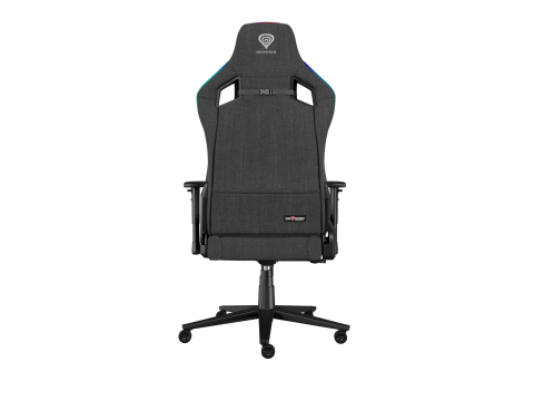 Scaun gaming Genesis TRIT 660, material textil, iluminare RGB, suporta pana la 150 kg, inaltime reglabila, spatar ajustabil, gri [3]