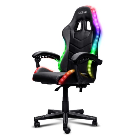 Scaune gaming - Scaun Gaming Trust GXT 704 Roniq RGB, 110 kg, negru