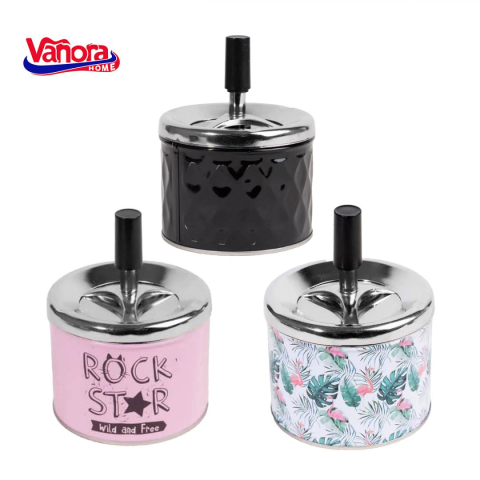 SCRUMIERA ANTI-VANT CU BUTON 9x11 CM [3]