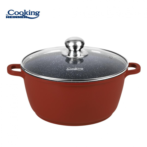 Oale si cratite - SEMIOALA ALUMINIU+CAPAC 40X17.5CM, 18.6L, CALABRIA, COOKING BY HEINNER
