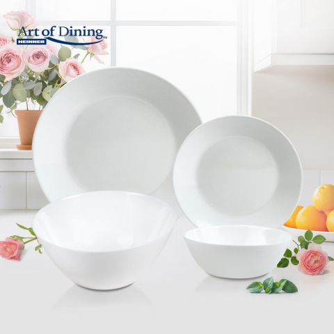 SERVICIU MASA DIN OPAL ALB 19 PIESE, ARIANA, ART OF DINING [1]