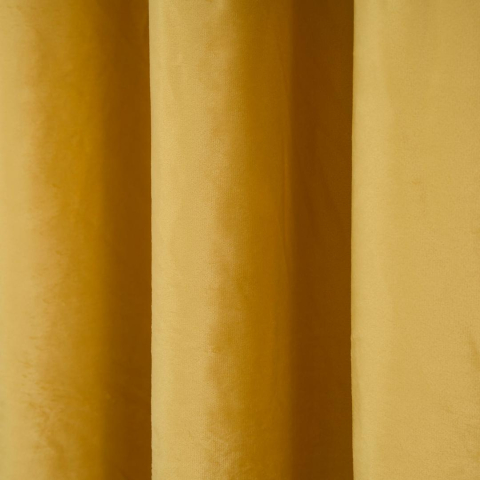 Set 2 draperii catifea 140x270 cm - Galbene [3]