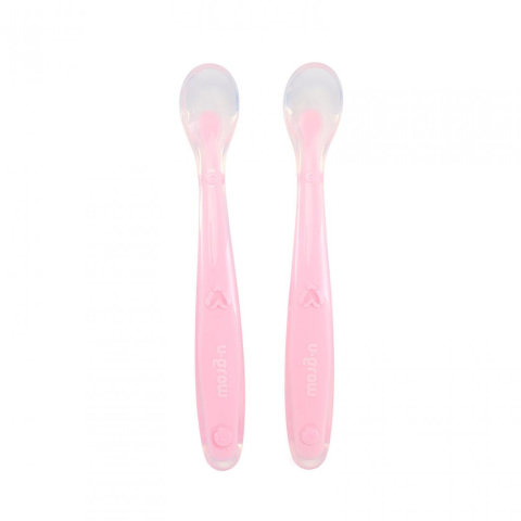 Set 2 lingurite silicon , roz, U-Grow [1]