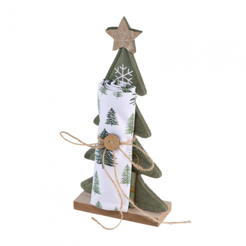 Textile de casa, Decoratiuni si Mobila - Set 2piese:decoratiune; prosop bucatarie Tree