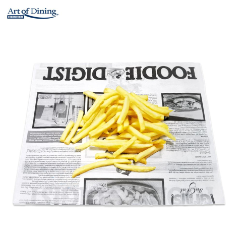 SET 500 BUCATI HARTIE IMPERMEABILA REZISTENTA LA GRASIME TIP ZIAR, 200 x 250 MM, ART OF DINING [8]