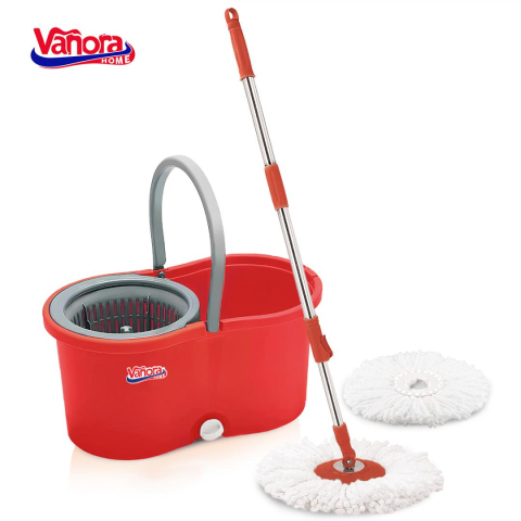 Seturi de curatenie - SET CURATENIE CU MOP ROTATIV, CLEAN360, ROSU
