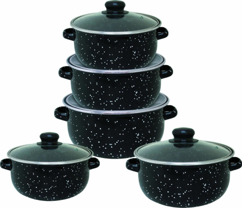 SET GATIT 10 PIESE EMAILAT , PETRA, VANORA HOME [2]