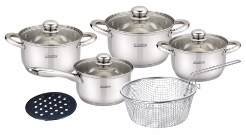 Seturi de gatit - MADELINE, SET GATIT INOX 10 PIESE, COOKING BY HEINNER