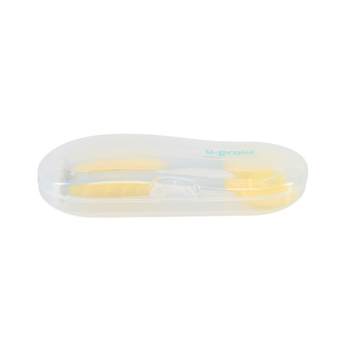Set lingurita si furculita , galben, U-Grow [2]