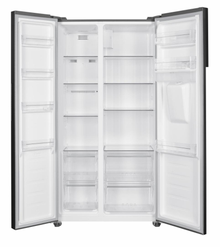 Side by Side HEINNER HSBS-H439NFXWDE++, No Frost, 439 L, Clasa E, Dozator apa, Aspect inox [3]